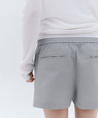 MUSINSA STANDARD WOMAN MUSINSA STANDARD WOMAN Cotton Banding Shorts Light Gray