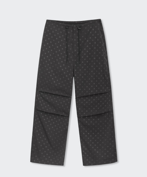 MUSINSA STANDARD WOMAN MUSINSA STANDARD WOMAN Women's Polka Dot Parachute Pants [Gunmetal]