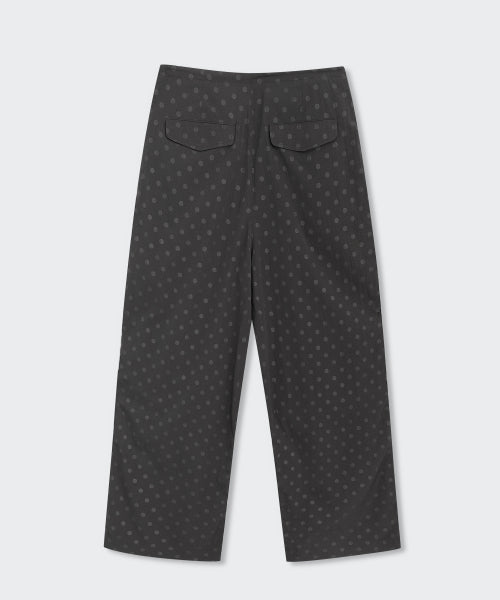 MUSINSA STANDARD WOMAN MUSINSA STANDARD WOMAN Women's Polka Dot Parachute Pants [Gunmetal]