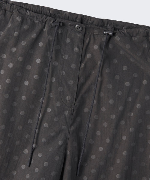 MUSINSA STANDARD WOMAN MUSINSA STANDARD WOMAN Women's Polka Dot Parachute Pants [Gunmetal]