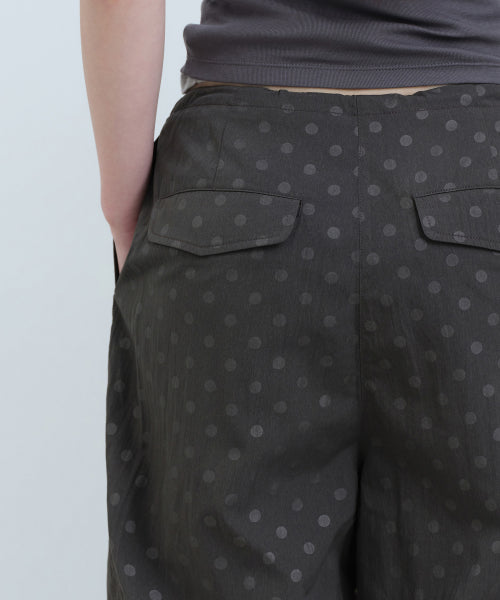 MUSINSA STANDARD WOMAN MUSINSA STANDARD WOMAN Women's Polka Dot Parachute Pants [Gunmetal]