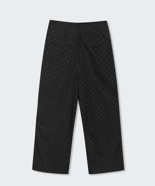 MUSINSA STANDARD WOMAN MUSINSA STANDARD WOMAN Women's Polka Dot Parachute Pants [Black]
