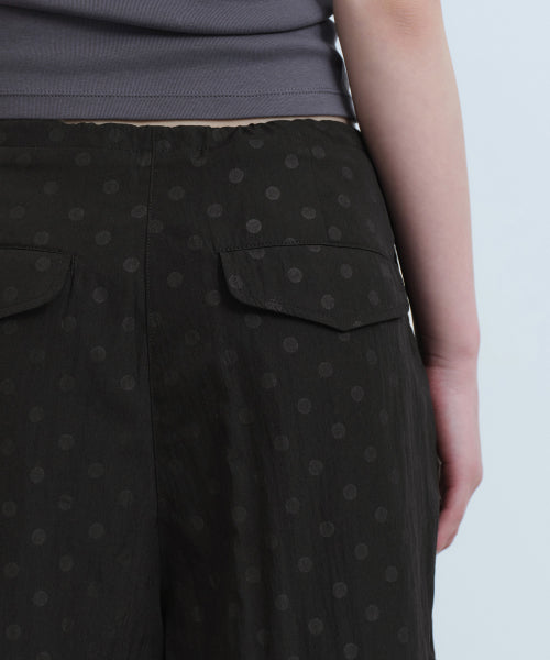 MUSINSA STANDARD WOMAN MUSINSA STANDARD WOMAN Women's Polka Dot Parachute Pants [Black]