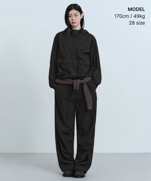 MUSINSA STANDARD WOMAN MUSINSA STANDARD WOMAN Women's Polka Dot Parachute Pants [Black]