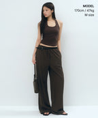 MUSINSA STANDARD WOMAN MUSINSA STANDARD WOMAN Women's Pants Dark Brown