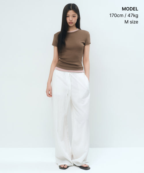 MUSINSA STANDARD WOMAN MUSINSA STANDARD WOMAN Women's Pants [White]