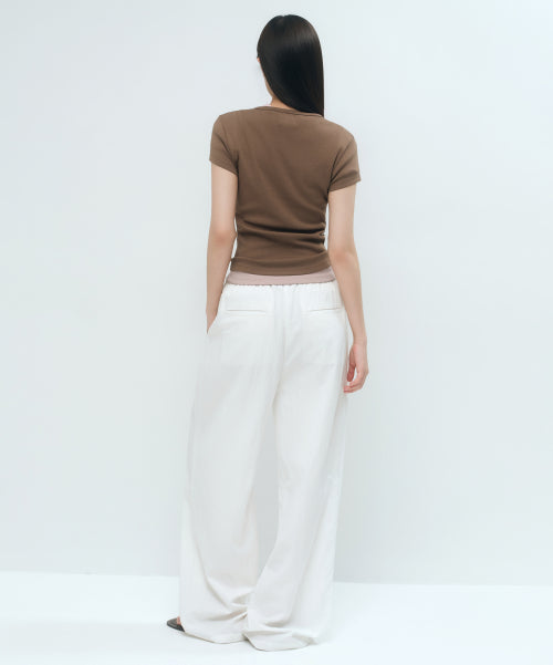 MUSINSA STANDARD WOMAN MUSINSA STANDARD WOMAN Women's Pants [White]