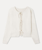 MIXXO MIXXO Two-way ribbon sweater size C