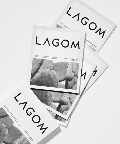 LAGOM LAGOM Aqua Cactus Sheet Mask 5 Sheets