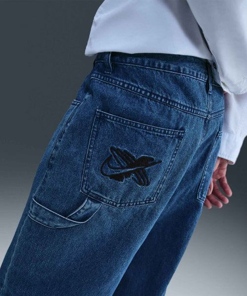 NIKE NIKE Denim Pants Loose Fit - M