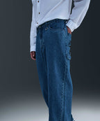 NIKE NIKE Denim Pants Loose Fit - M