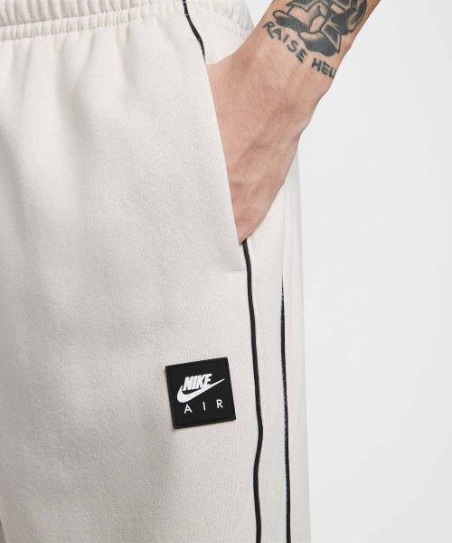 NIKE Nike Air Open Hem Fleece Pants M - Light Bone: Black