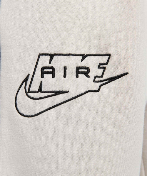 NIKE Nike Air Open Hem Fleece Pants M - Light Bone: Black
