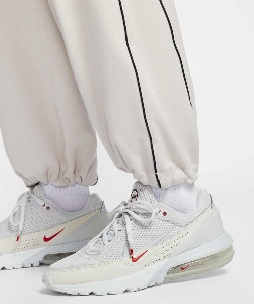 NIKE Nike Air Open Hem Fleece Pants M - Light Bone: Black