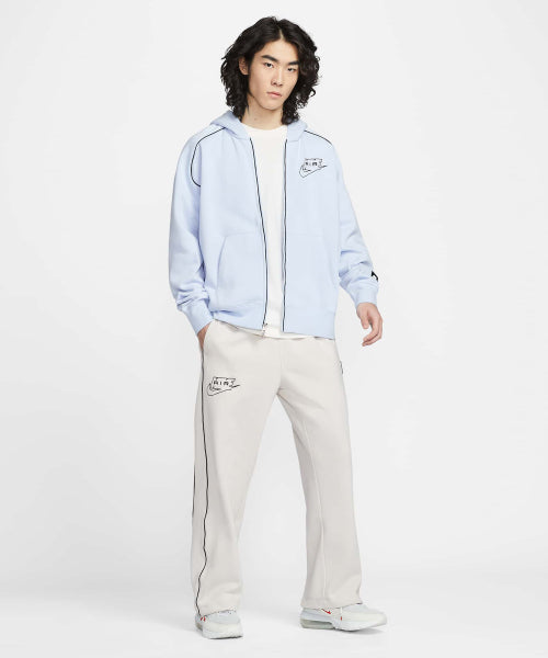 NIKE Nike Air Open Hem Fleece Pants M - Light Bone: Black