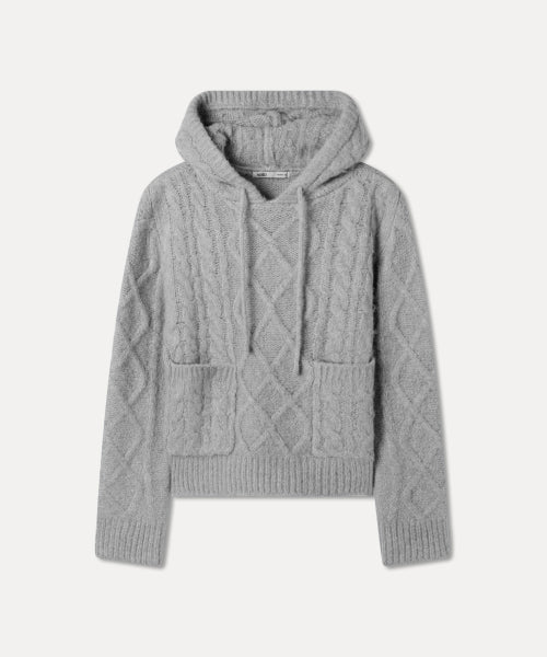 MIXXO MIXXO Hoodie Cable Hood Pullover