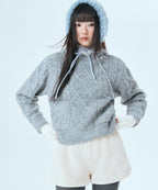 MIXXO MIXXO Hoodie Cable Hood Pullover