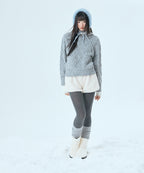 MIXXO MIXXO Hoodie Cable Hood Pullover
