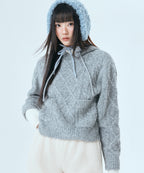 MIXXO MIXXO Hoodie Cable Hood Pullover