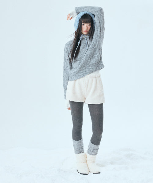 MIXXO MIXXO Hoodie Cable Hood Pullover