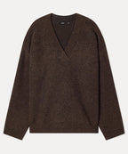 MIXXO MIXXO V-neck loose fit ribbed pullover (C)