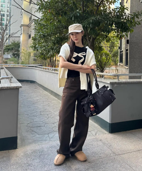 MIXXO MIXXO Denim Wide Fit Pants