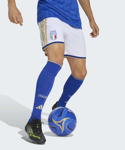 ADIDAS ADIDAS Italy 26 Home Shorts - White: Blue