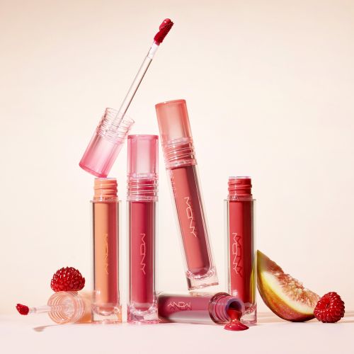 mqny [2 pcs] Juicy Fit Tint 5 types / Long-lasting glossy water tint glow lip tint