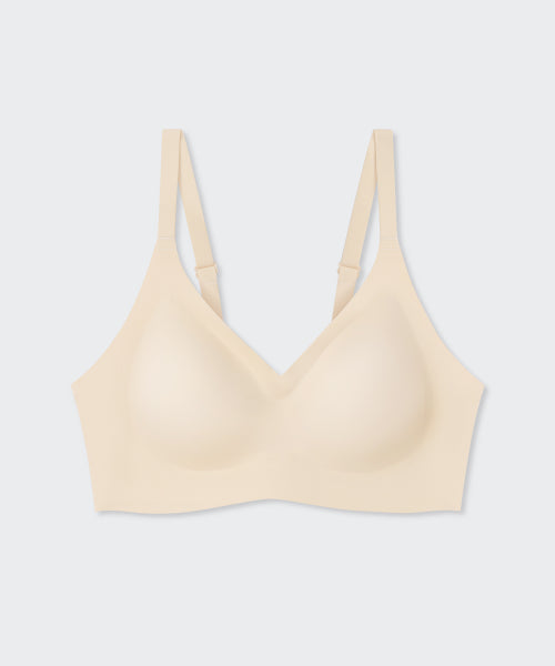 MUSINSA STANDARD WOMAN MUSINSA STANDARD WOMAN Women's Seamless Volume Boost Bra [Light Beige] - Size