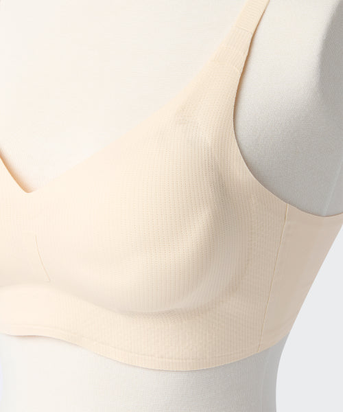 MUSINSA STANDARD WOMAN MUSINSA STANDARD WOMAN Women's Seamless Volume Boost Bra [Light Beige] - Size