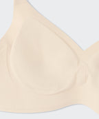 MUSINSA STANDARD WOMAN MUSINSA STANDARD WOMAN Women's Seamless Volume Boost Bra [Light Beige] - Size