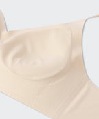 MUSINSA STANDARD WOMAN MUSINSA STANDARD WOMAN Women's Seamless Volume Boost Bra [Light Beige] - Size