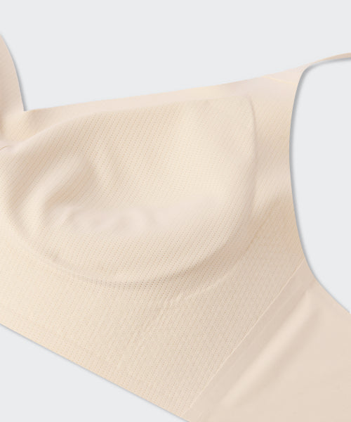 MUSINSA STANDARD WOMAN MUSINSA STANDARD WOMAN Women's Seamless Volume Boost Bra [Light Beige] - Size