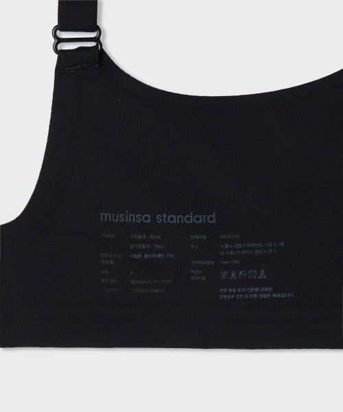MUSINSA STANDARD WOMAN MUSINSA STANDARD WOMAN Women's Seamless Volume Boost Bra Black