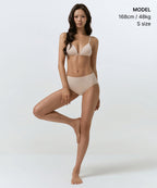 MUSINSA STANDARD WOMAN MUSINSA STANDARD WOMAN Front hook minimal bralette light beige