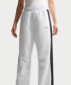 NIKE NIKE Sportswear Classic Mid-Rise Open Hem Pants W - White:Black