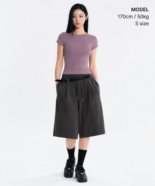 MUSINSA STANDARD WOMAN MUSINSA STANDARD WOMAN T-Shirt Smoke Pink