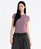 MUSINSA STANDARD WOMAN MUSINSA STANDARD WOMAN T-Shirt Smoke Pink