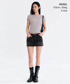 MUSINSA STANDARD WOMAN MUSINSA STANDARD WOMAN T-Shirt Ash Gray