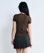 MUSINSA STANDARD WOMAN MUSINSA STANDARD WOMAN T-Shirt Side Ruched (Size)