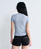 MUSINSA STANDARD WOMAN MUSINSA STANDARD WOMAN T-Shirt Side Ruched