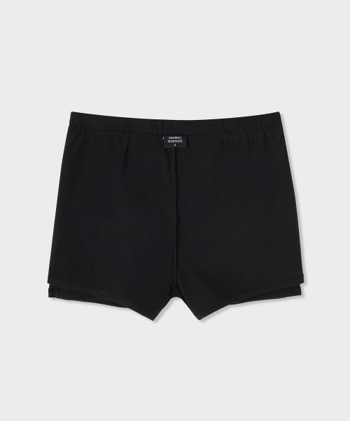 MUSINSA STANDARD WOMAN MUSINSA STANDARD WOMAN Skirt Low Rise Mini [Black]
