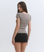 MUSINSA STANDARD WOMAN MUSINSA STANDARD WOMAN Skirt Low Rise Mini [Black]