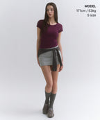 MUSINSA STANDARD WOMAN MUSINSA STANDARD WOMAN Skirt Medium Gray