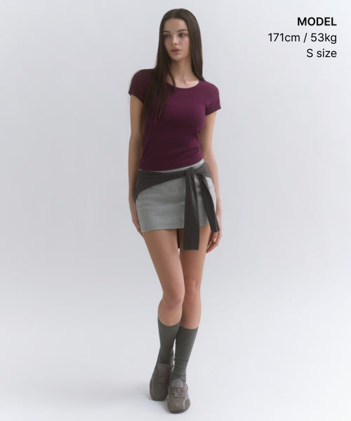 MUSINSA STANDARD WOMAN MUSINSA STANDARD WOMAN Skirt Medium Gray