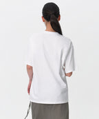 MUSINSA STANDARD WOMAN MUSINSA STANDARD WOMAN Women's Oversized Crew Neck T-Shirt (White)