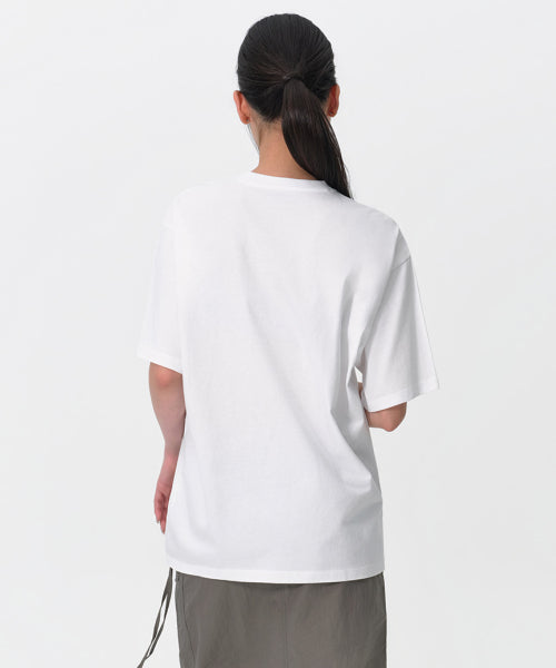 MUSINSA STANDARD WOMAN MUSINSA STANDARD WOMAN Women's Oversized Crew Neck T-Shirt (White)