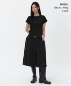 MUSINSA STANDARD WOMAN MUSINSA STANDARD WOMAN Sweatshirt Bermuda Sweatpants [Black]