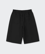 MUSINSA STANDARD WOMAN MUSINSA STANDARD WOMAN Sweatshirt Bermuda Sweatpants [Black]