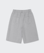MUSINSA STANDARD WOMAN MUSINSA STANDARD WOMAN Women's Sweatshirt Bermuda Sweatpants [Medium Gray]
